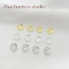 18k Gold-Filled Hollow Flower Cup Bracelet & Jewelry Spacer Beads