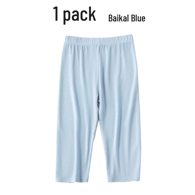 

Девичьи брюки модал облегающего кроя - Дышащие, Повседневные, Универсальные, Летняя одежда для девочек маленького и среднего роста 130cm