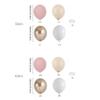 32/62pcs Macaron Pink Retro Sand White Balloons Champagne Golden Balloond Set Suitable For Wedding, Birthday Party Decoration