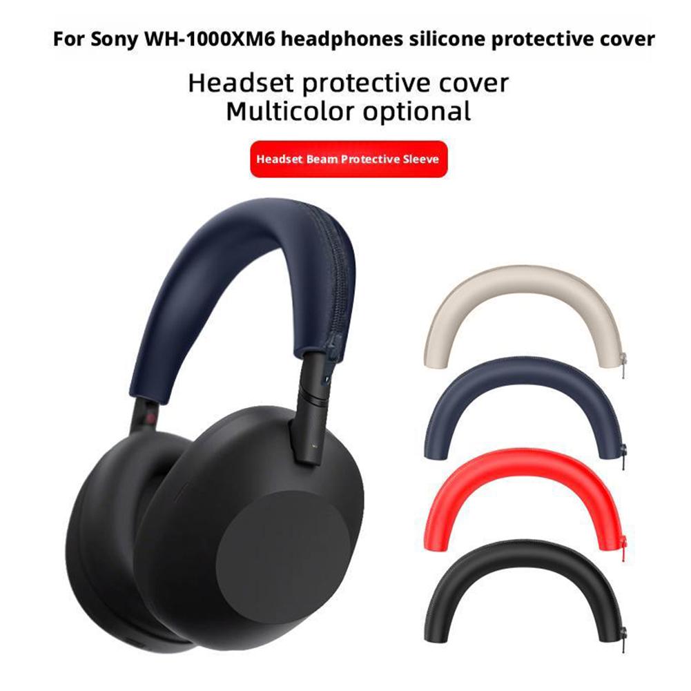 Soft Silicone Earphone Protective Cover For Sony WH-1000XM6 Sweatproof Headphones Protective Case Headphone Accessories