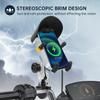 15W Wireless Charging Cellphone Support 360 Degree Rotating Mobile Phone Bracket Telescopic Motorbike Phone Support Shockproof