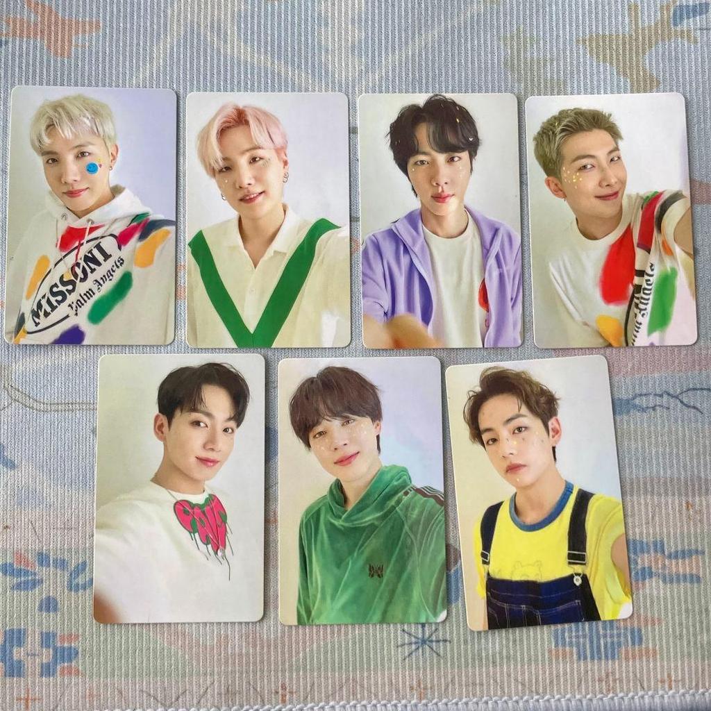 [USED] BTS Fan Club Lottery Magazine Survey Bonus: 7 JPFC Trading Cards