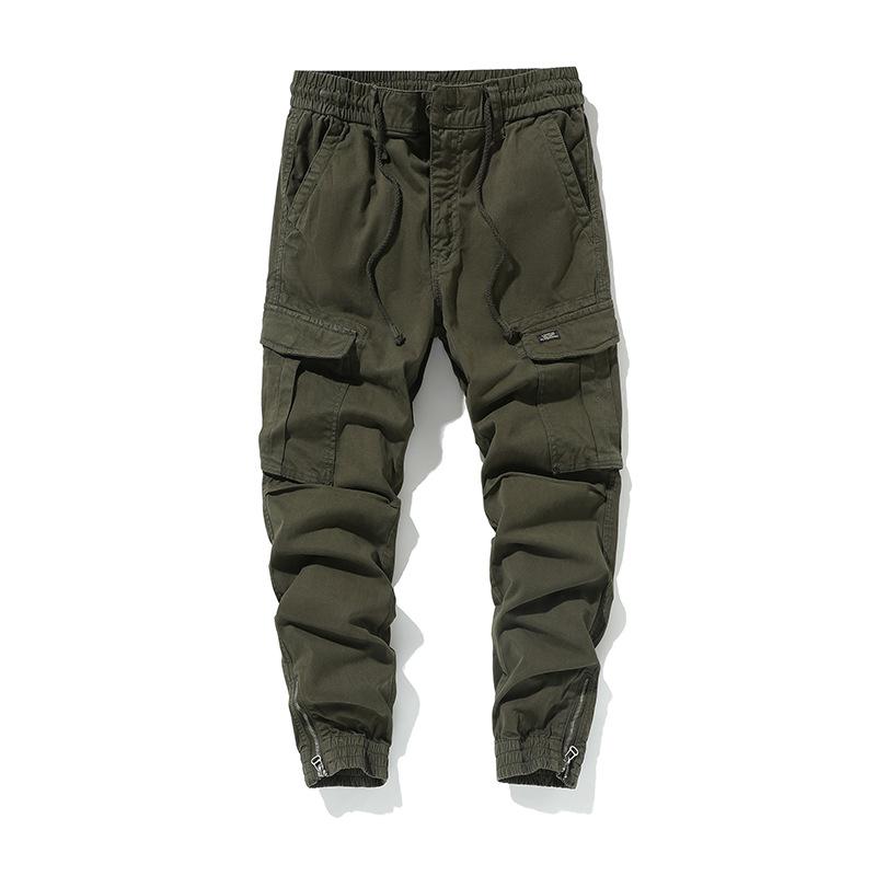 Overalls Men's Tied Feet Loose Men's Pants Trendy Brand New Sports and Leisure Trousers Men's Trousers