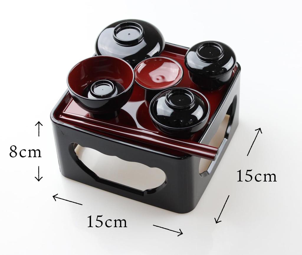 Fujishiro Kogei Japanese Lacquerware Buddhist Altar Table, Nagamine, Dishwasher Safe (Bowl) (5 Sun (approx. 15cm))