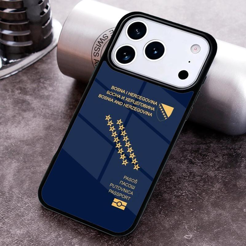 Bosnia Flag Phone Case For iPhone 17 16 15 14 13 12 11 Pro Max Plus 17Air Soft Silicone Cover