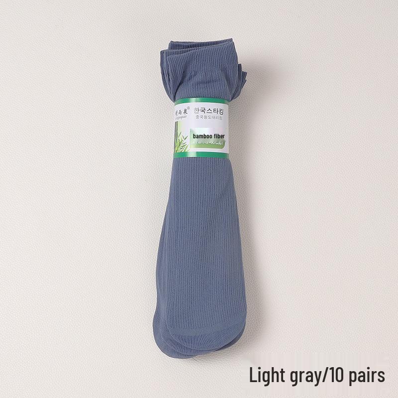 

Мужские прохладные дышащие гольфы до середины икры из ледяного шелка - Тонкие, однотонные для мужчин среднего и пожилого возраста One Size