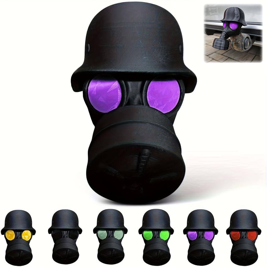 Cover Cap for Trailer Coupling, Fun Helmet Trailer Hitch Cover, Trailer Coupling Protective Cap, Car Decoration Accessories