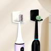 4PCS Toothbrush Holder Wall Mounted Electric Toothbrush Storage Rack Bathrooms Self Adhesive Single Hook Hanging Key Plug Holder