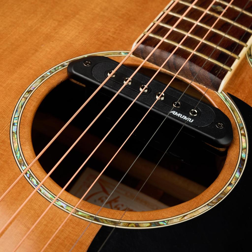 AMUMU SP60 Magnetic Passive Soundhole Pickup Humbucker for Acoustic Guitar -