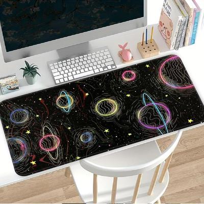 Mystery Of The Universe Planet Rubber Mouse Pad Computer Laptop Pad Desk Accessories Office Pad Keyboard Mouse Pad Game Console