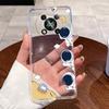 Casing For ITEL RS4 S666LN Case Aesthetic Fashion Cute Cat Cartoon Astronaut Soft Silicone Back Cover Transparent TPU Phone Case