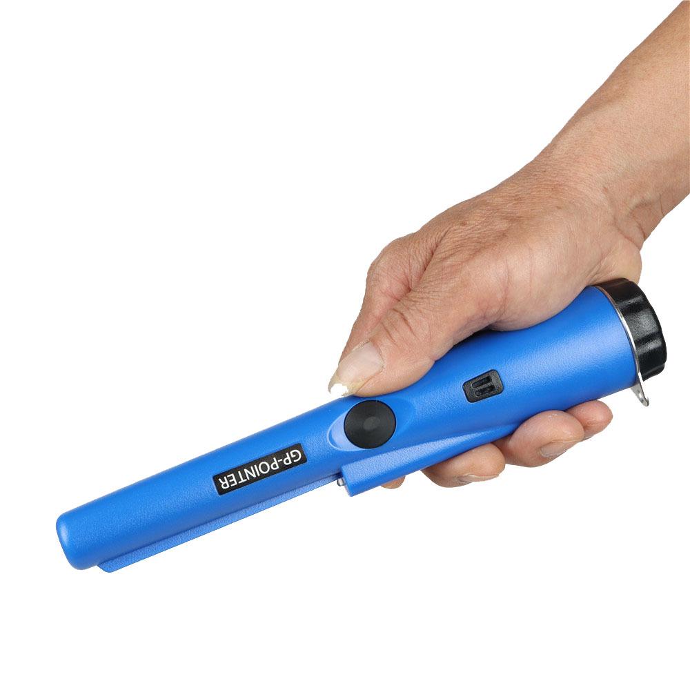 Semi-Waterproof Handheld Metal Detector - Orange, Green, Black, Blue Pinpointer