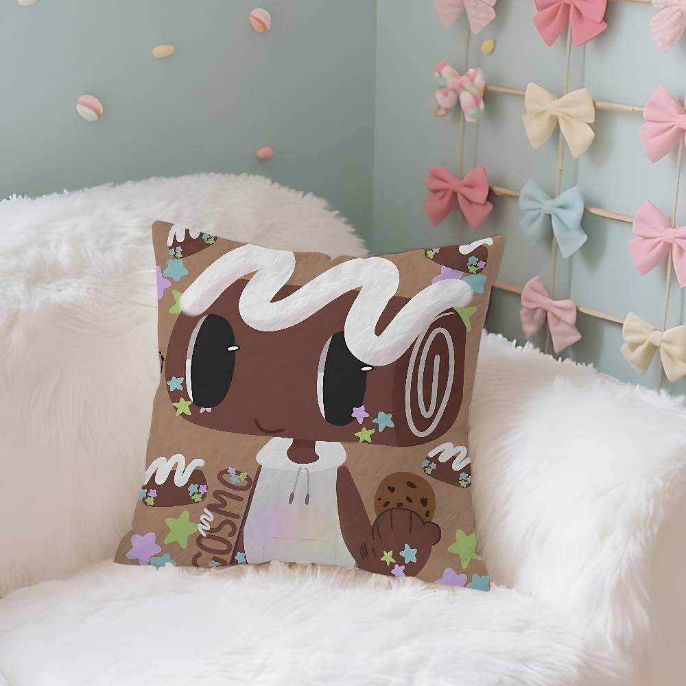 Cosmo Vee Case Plush Fabric Soft Pillowcase Double Sided Print Cushion Cover Household Gifts