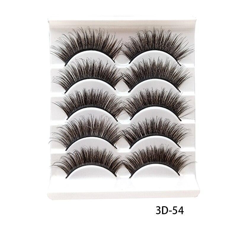 Fluffy Lashes 8/5pairs Eyelash Extensions De Cils Makeup Beauty False Eyelashes Wholesale Lashes Natural Wispy Lash-lifting