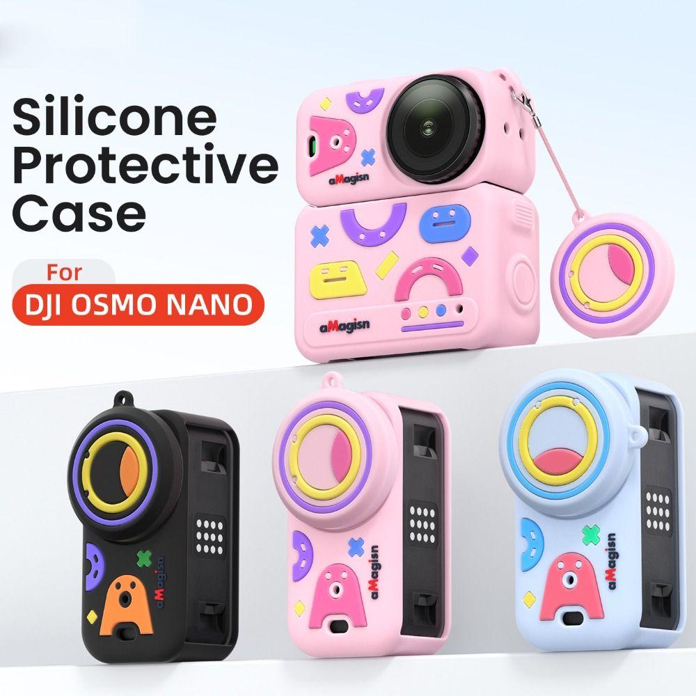 Coloful Protective Case Silicone Body Cover for DJI Osmo Nano Action Camera Accessories