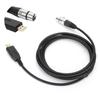 Profesjonell USB Hann til XLR Hunn Mikrofon Linkkabel USB MIC Kabel Tilbehør200cm