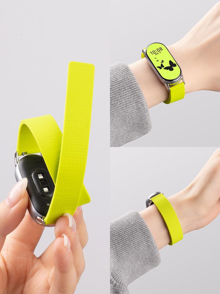 Siliconen Lusbandje Voor Xiaomi Mi Band 10 9 8 Magnetische Armband Vervangbare Polsband Correa Voor Xiaomi Band 10 Sporthorlogeband