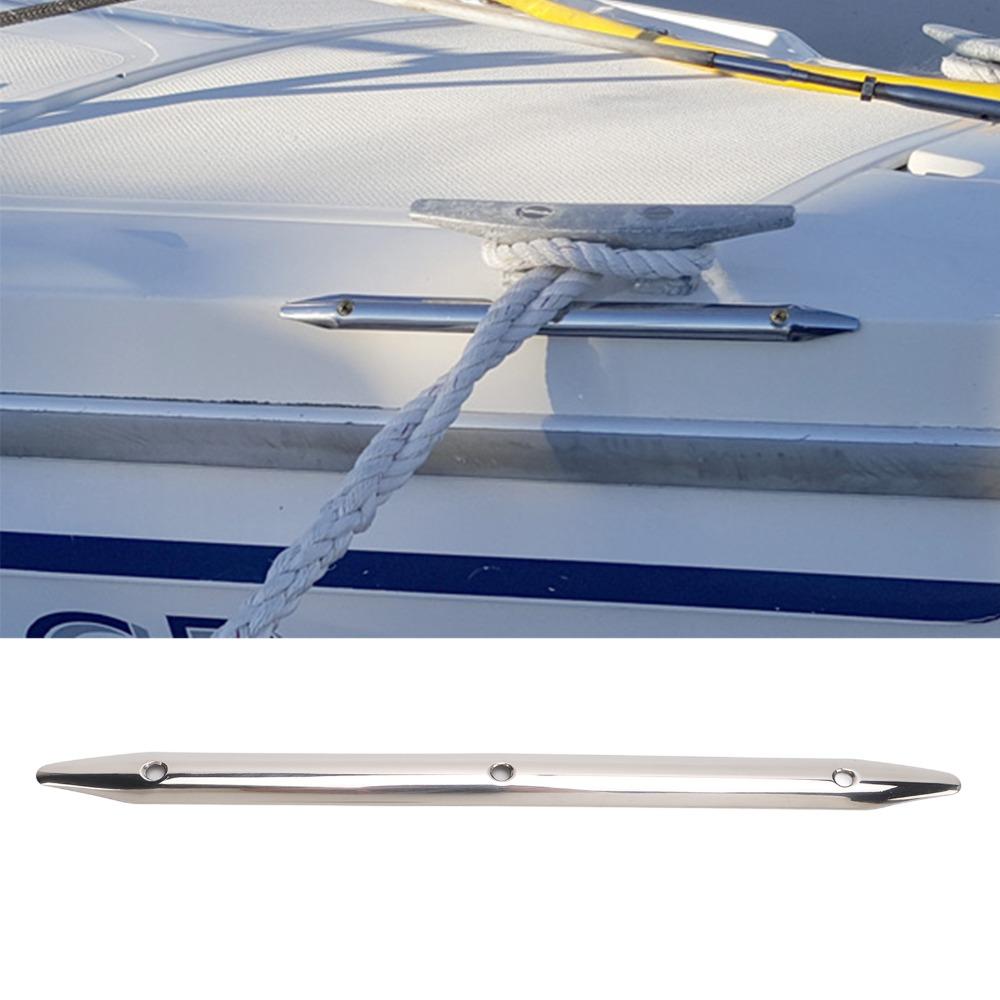 Silver Rub Strake 316 Stainless Steel Boat Rub Strake Marine Grade Mooring Lines Marine Use
