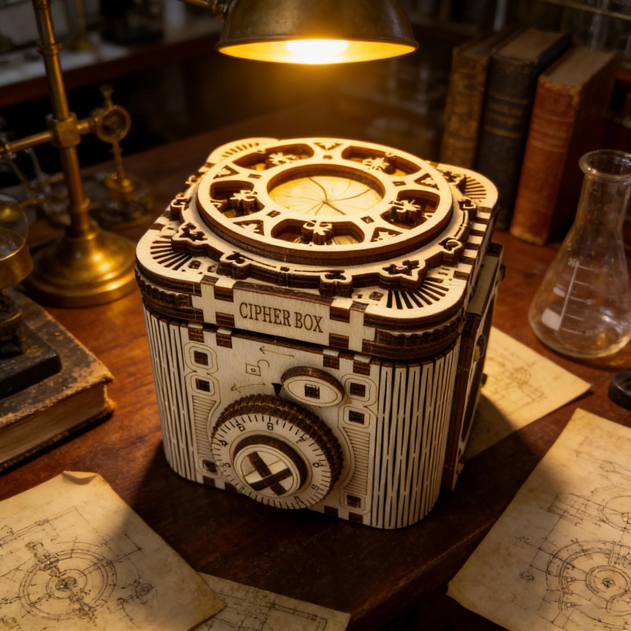 

520 Jewelry Box 3D Wooden Puzzle Miniature the Perfect Present Ideal for Holidays : Ideal Ideal for Halloween Christmas Plus Birthdays