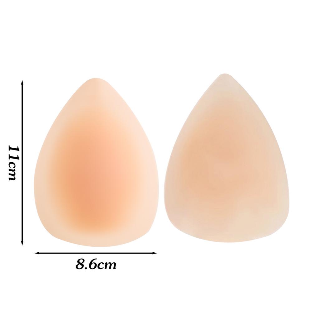 2026 Summer Triangle Invisible Silicone Self-adhesive Bra Pad for Women Skin Breast Pads Nipple Cover Bras Intimates Accessories