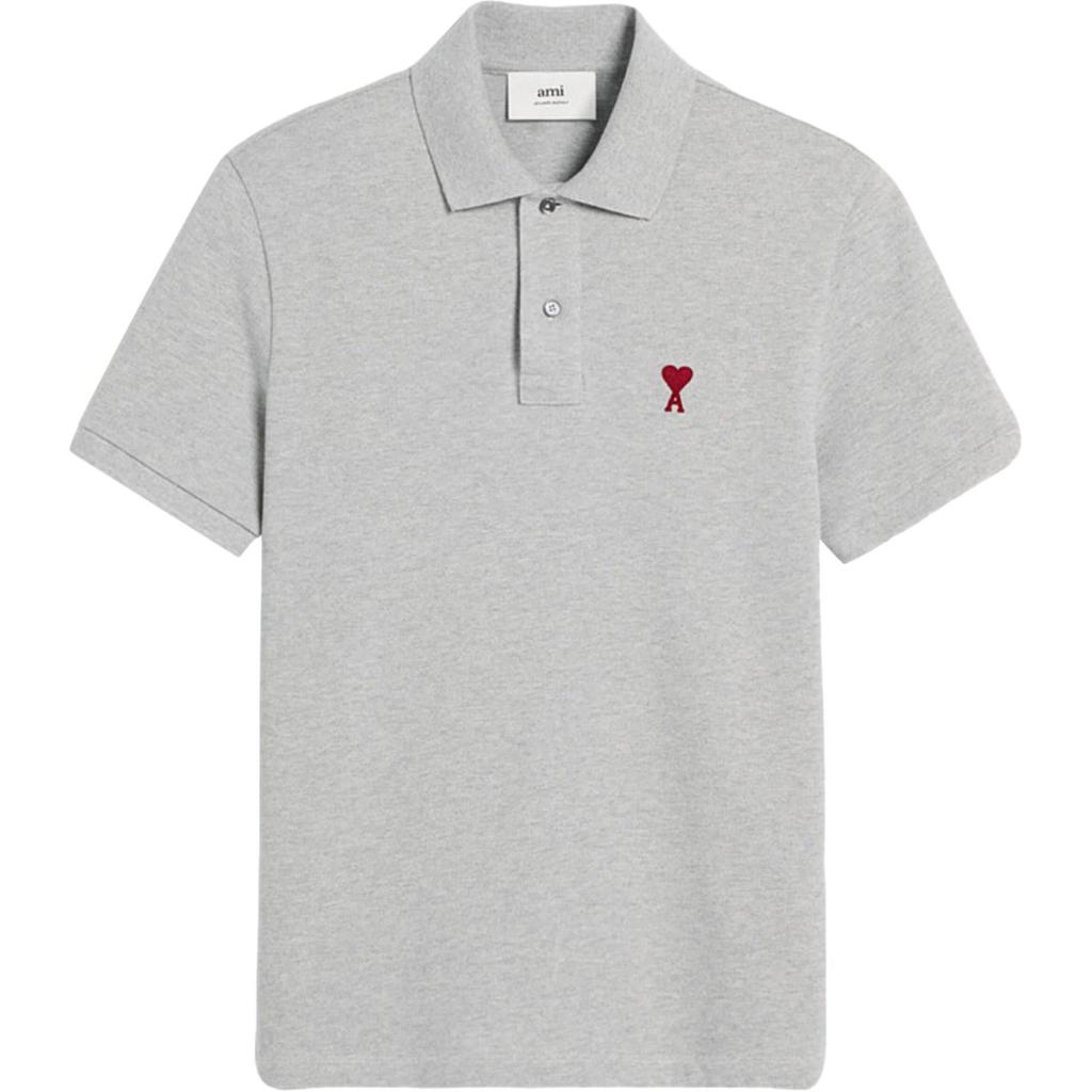 AMIPARIS Ami De Coeur Polo Shirt BFUPL001760-GREY