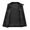 Spring Autumn and Winter Plus Size Men's Zip Short Section Stand-up Collar Comfortable Jacket Slim Casual Leather Jacket Outerwear