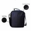 Shark Print DIY Lunch Bag Office Workers School Kids PVC Insulated Shoulder Cooler Street Style