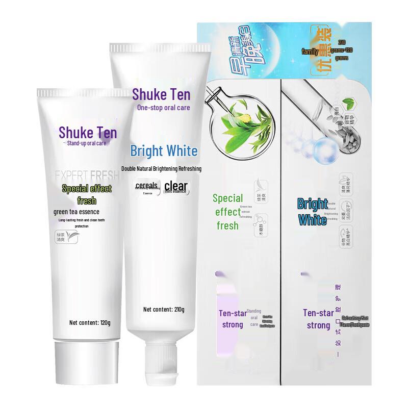 

Shuke Bright White Toothpaste Family Value Pack