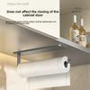 Kitchen Paper Towel Holder With No Drilling Magnetic Mount For Kitchen Storage And Organization