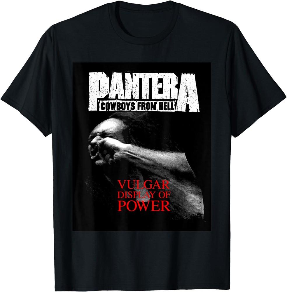 

Футболка Pantera Hard Rock Metal Vulgar Display Of Power Подарок для фанатов Унисекс футболка XXXL