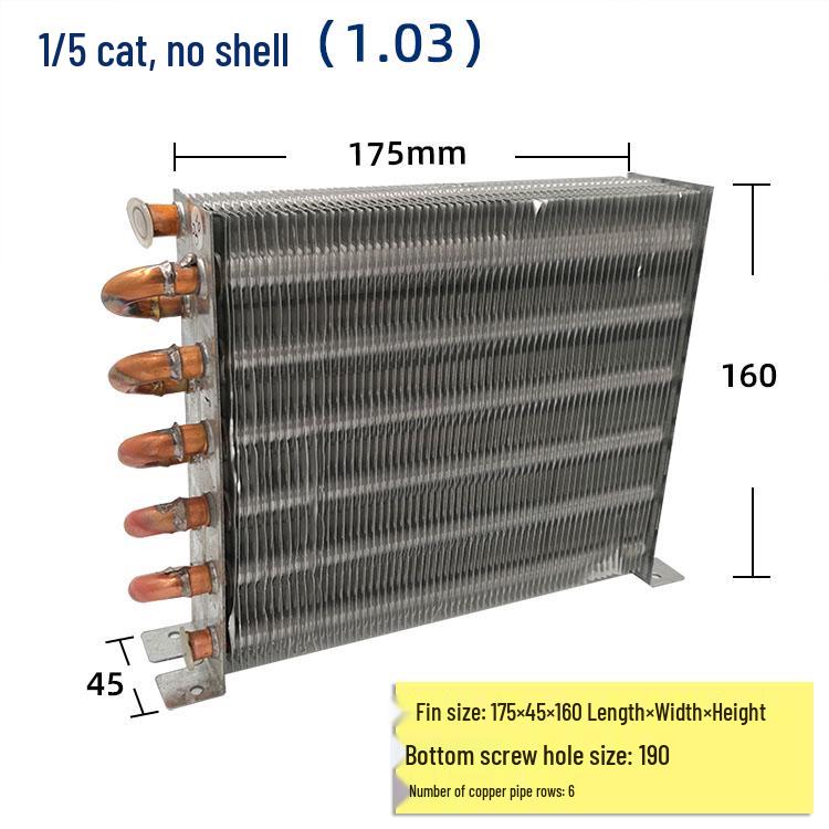 Aluminum Fin Copper Tube Air/Water Cooled Heat Exchanger Radiator