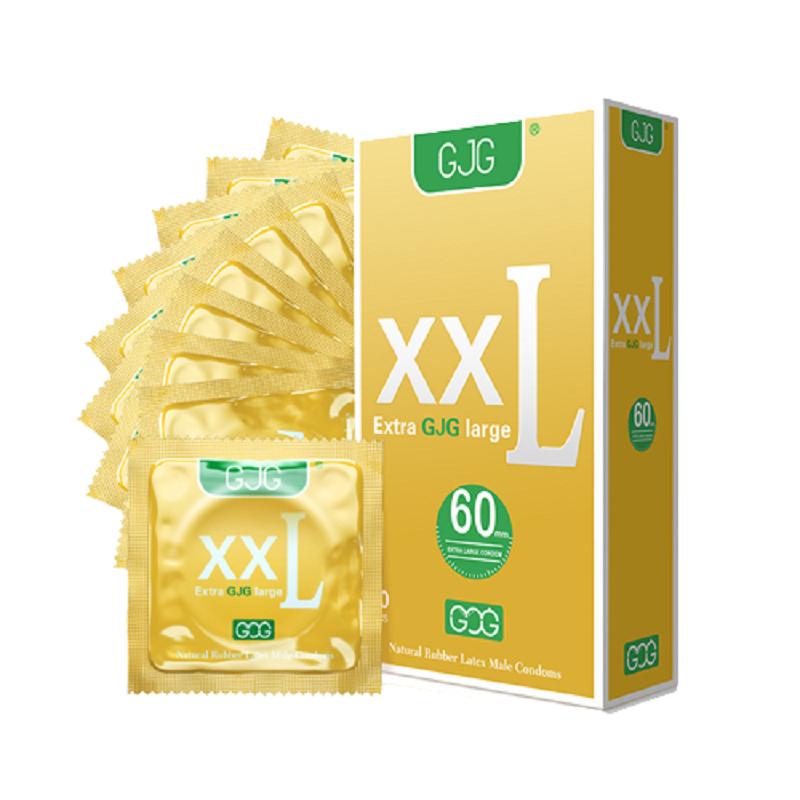 10pcs Bigger Size 60mm Condoms For Men Long Sex Delay Ejaculation Super Ultra Thin Penis Sleeve G-spot Stimulation Adults Toys