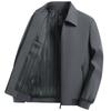 Middle-aged Men's Spring and Autumn Style Men's Coat Jacket Solid Color Casual Lapel Men's Clothing