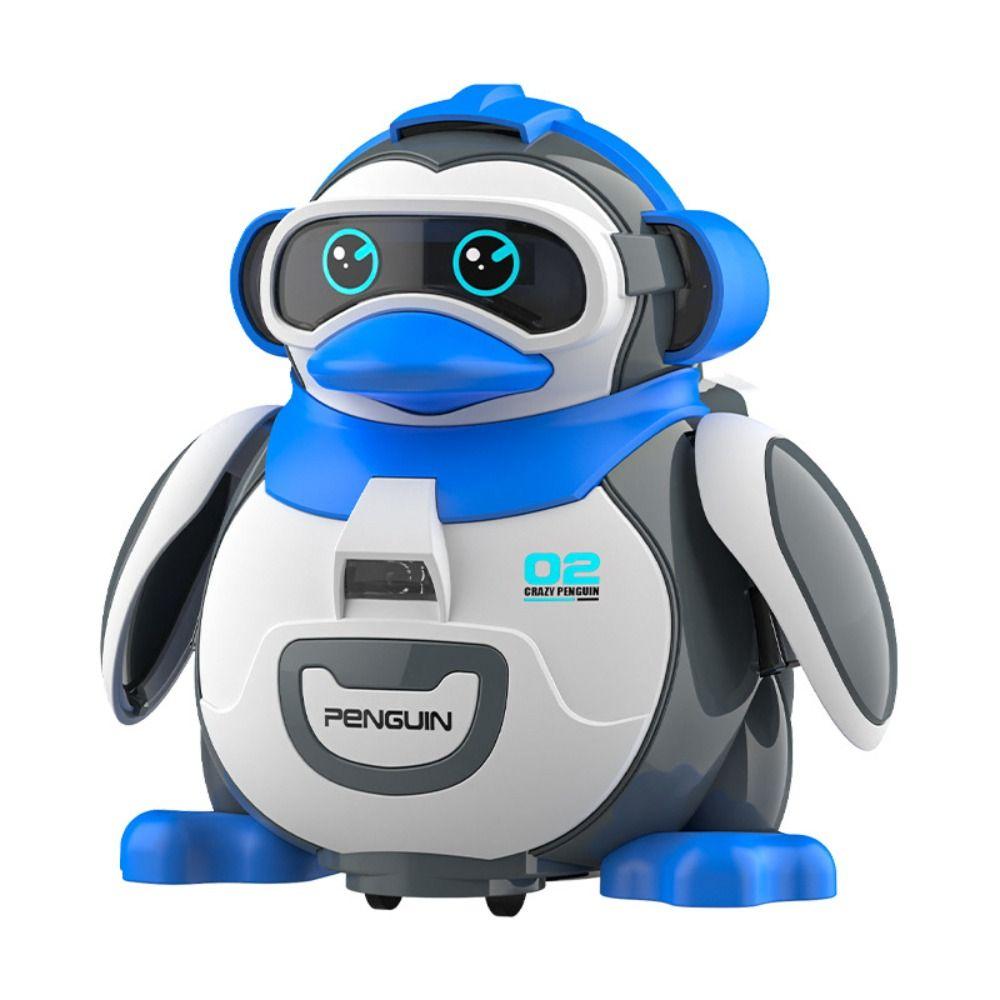 Electronic Penguin Moving Walking Toy Mechanical Penguin Simulation Model  Kids Birthday Gifts