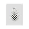 8SECONDS Silver Ball Heart Keychain Gray (19578ZWY53)