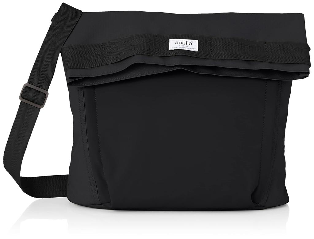 Anello Shoulder Bag, A4 Size, Multi-Storage, Olive, ATS0922, Black