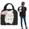 Cute Hamster Drawing Insulated Lunch Bag for Women Kids Portable Food Boxes Thermal Lunch Box Tote