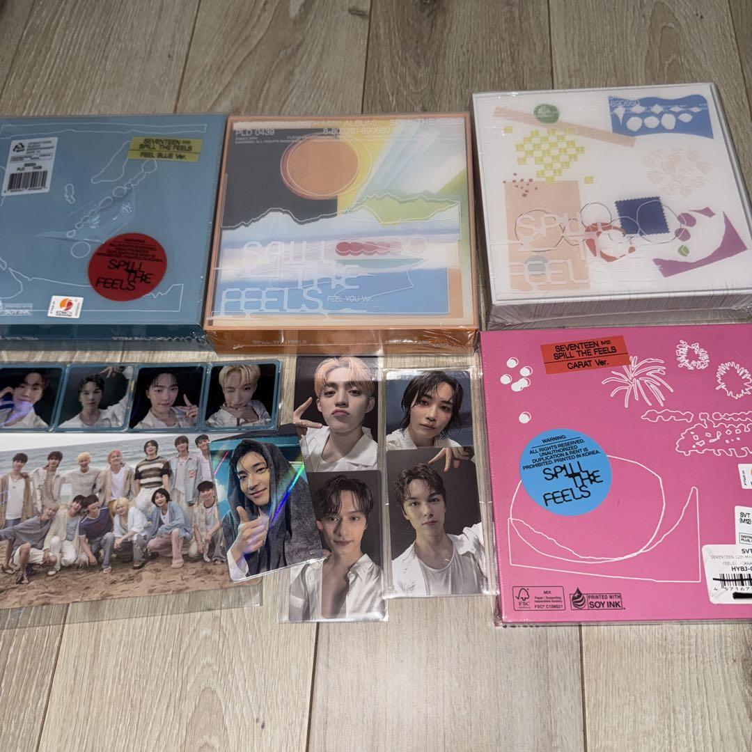 

[USED] SEVENTEEN SPILL THE FEELS 4-piece set