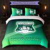 Plymouth Argyle FC Custom Name Text Bedding Set 1 Duvet Cover+2 Pillowcases Soccer Logo Personalized Gift For Special Occasion Bedroom Decor