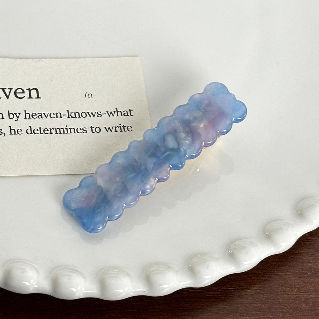 Style Charming Korean Cloud Acetate Hair Clips Perfect For Casual And Looks Fashionable