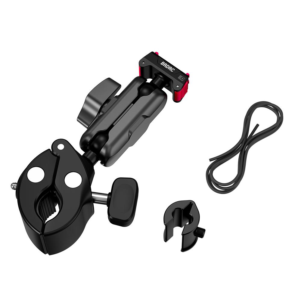 Motorcycle Bike Handlebar Mount Quick Release for Insta360 X6 X5 Ace Pro 2 Adjustable Action Camera Clamp Mount Accessories