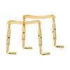2PCS 4 4 Violin Chinrest Screws Chin Rest Metal Clamp Fittings Stringed Instrument Parts