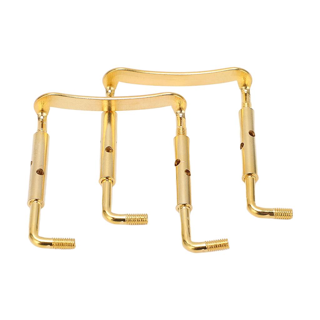 2PCS 4 4 Violin Chinrest Screws Chin Rest Metal Clamp Fittings Stringed Instrument Parts