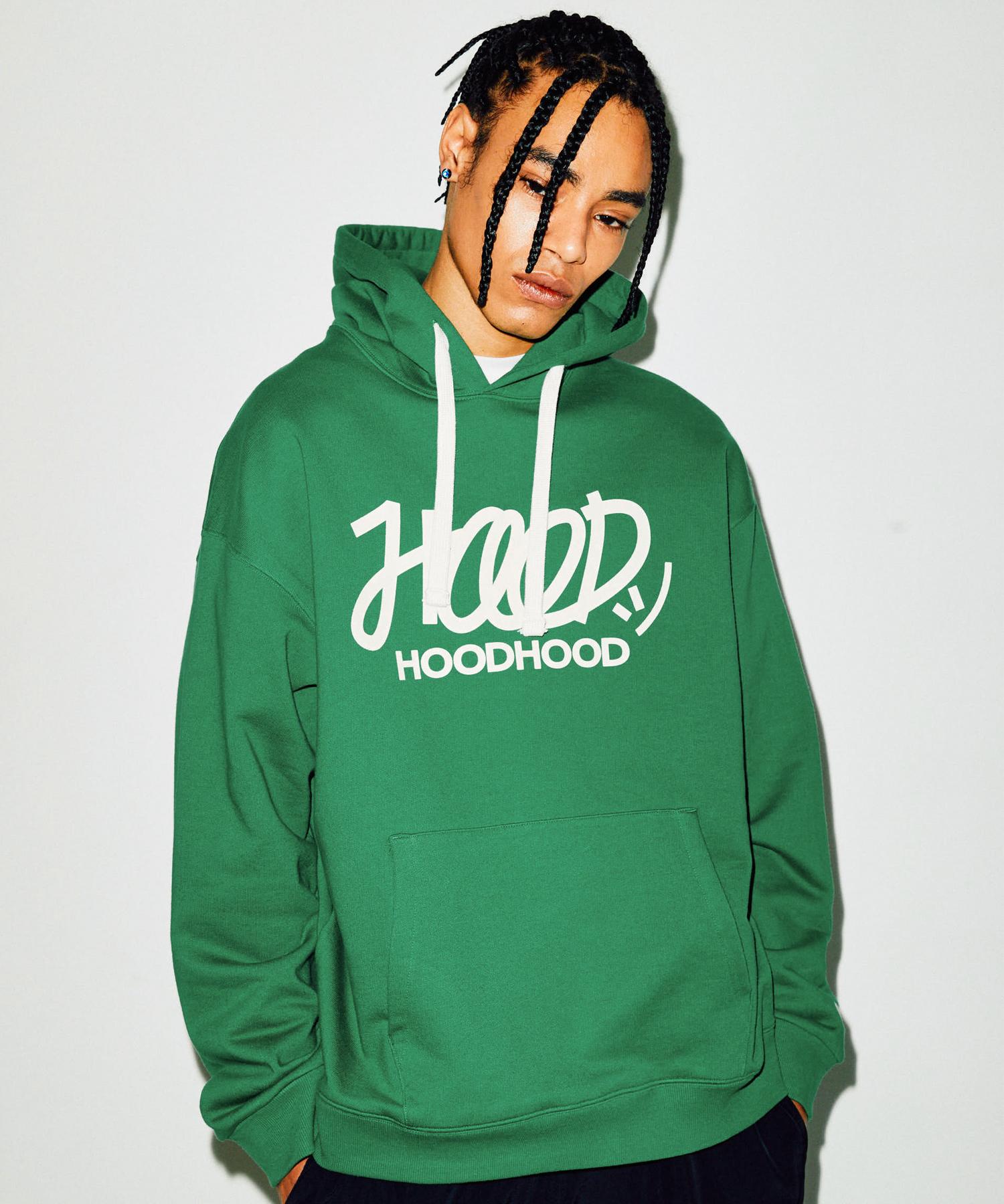 Hoodhood Signature Logo Hoodie Green Green/L