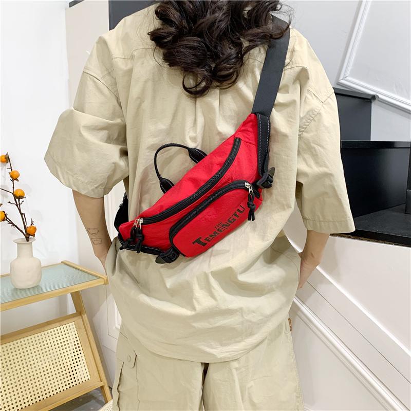 Women's Sport Chest Bag Letter Printed Crossbody Bag