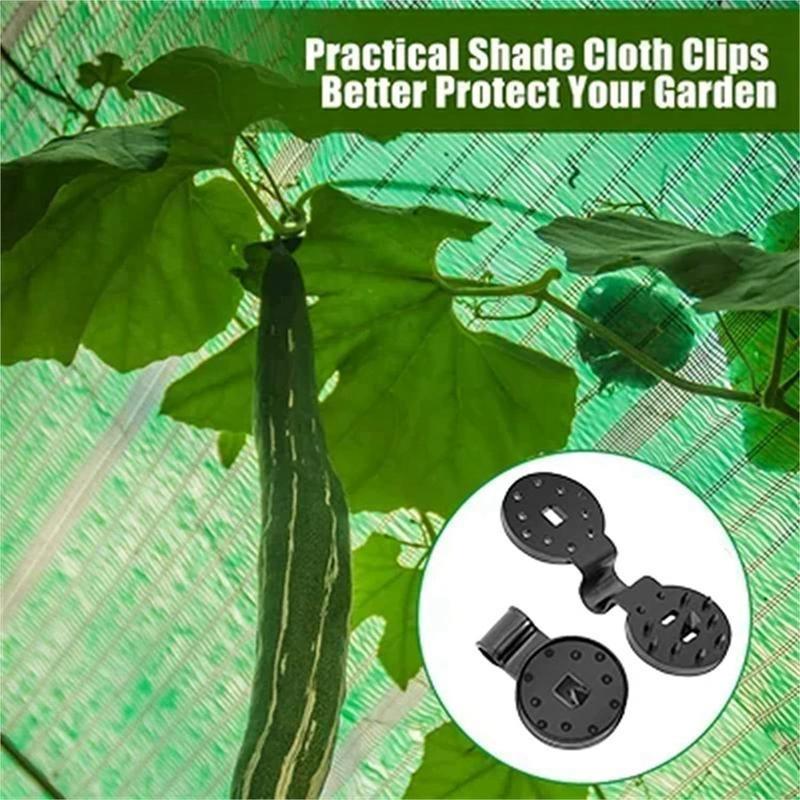 10 ks tienidla Heavy Duty Lock Grip Opätovne použiteľné spony tienidla Svorka na fixáciu tienidla