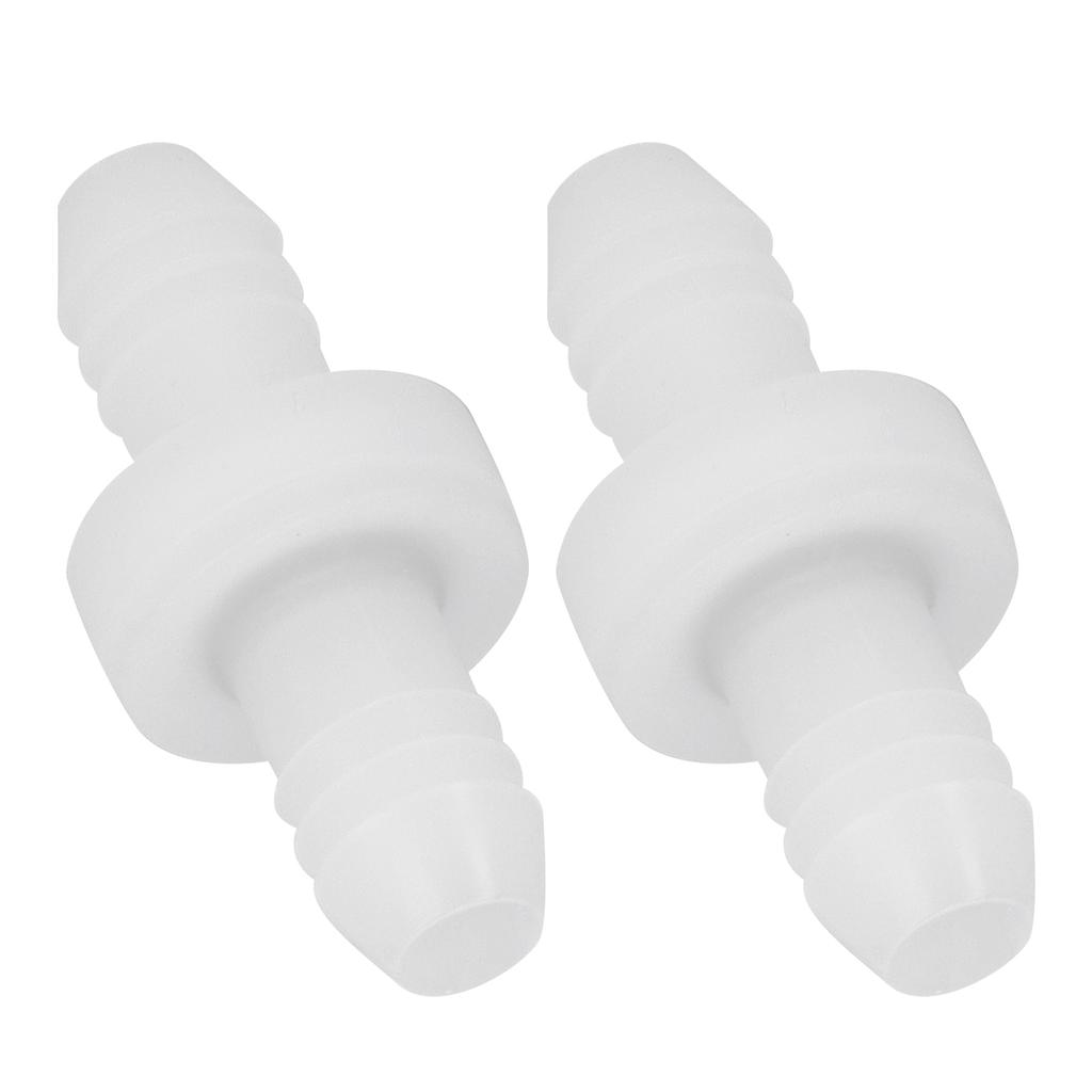 2Pcs Check Valve 3Celsius8in 10mm Plastic 1 Way Water Non Return for Compressor Aquarium Pump Fuel Gas Liquid