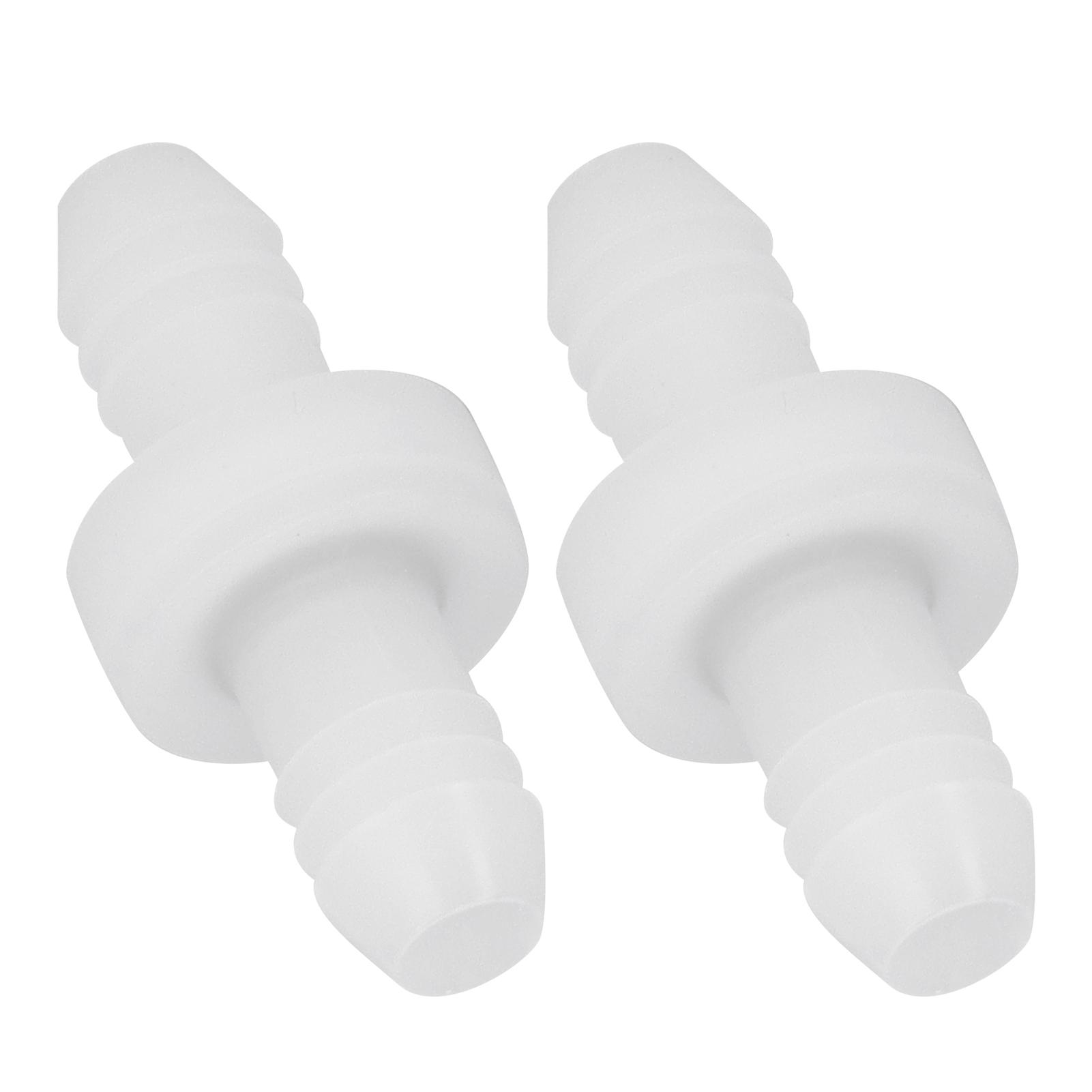 

2Pcs Check Valve 3 8in 10mm Plastic 1 Way Water Non Return for Air Compressor Aquarium Pump Fuel Gas Liquid Air CDDV6