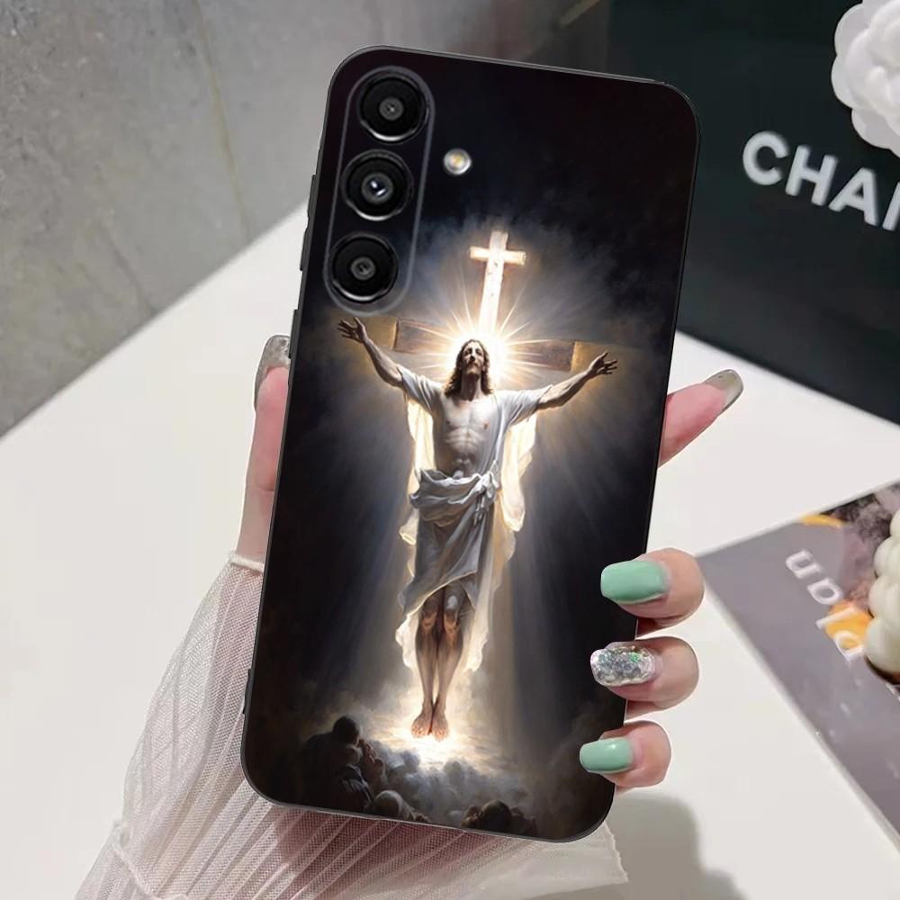 

Faith Christian Religious Jesu Phone Case For Samsung S24,S21,S22,S23,S30,Ultra,S20,Plus,Fe,Lite,Note,10,9,5G Black Soft Cover Samsung S21plus