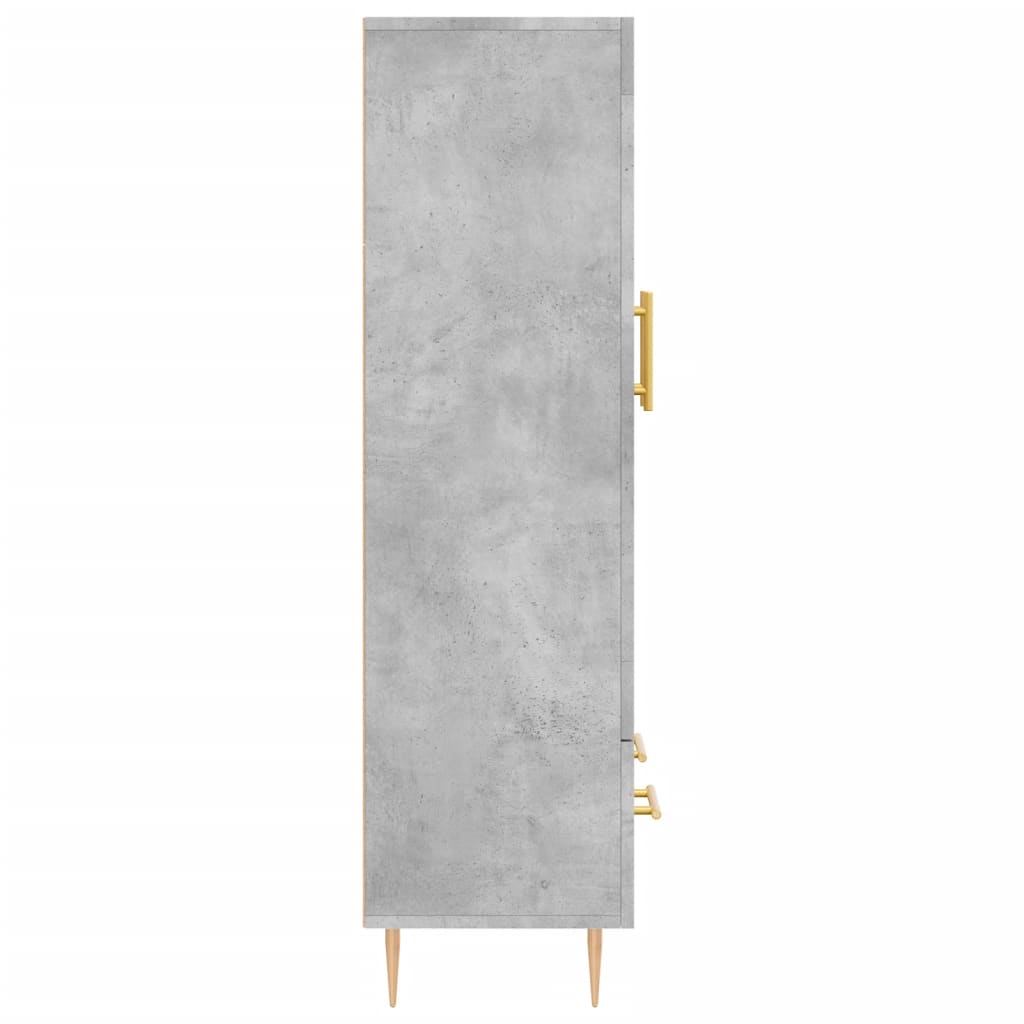 Highboard Concrete Grey 69.5 X 31 X 115 Cm Particleboard